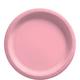 Pink Extra Sturdy Paper Lunch Plates, 8.5in, 50ct